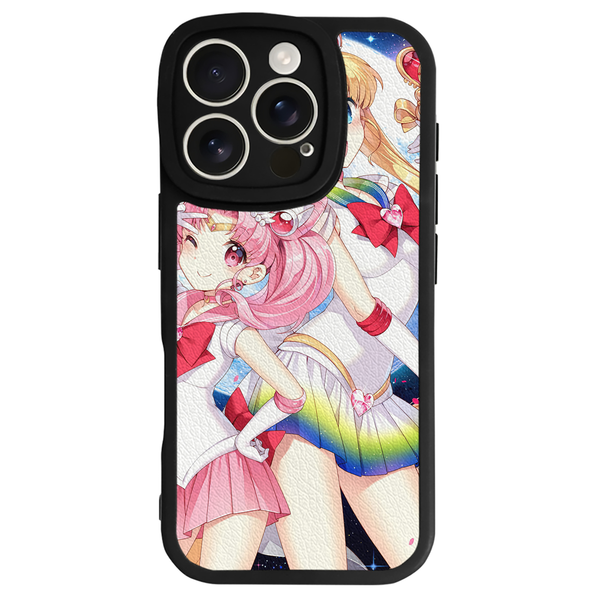 （画像用） 美少女戦士セーラームーン Sailor Moon 【iPhone 16シリーズ対応】シリコンスマホケース（レザー調） 材質：シリコン